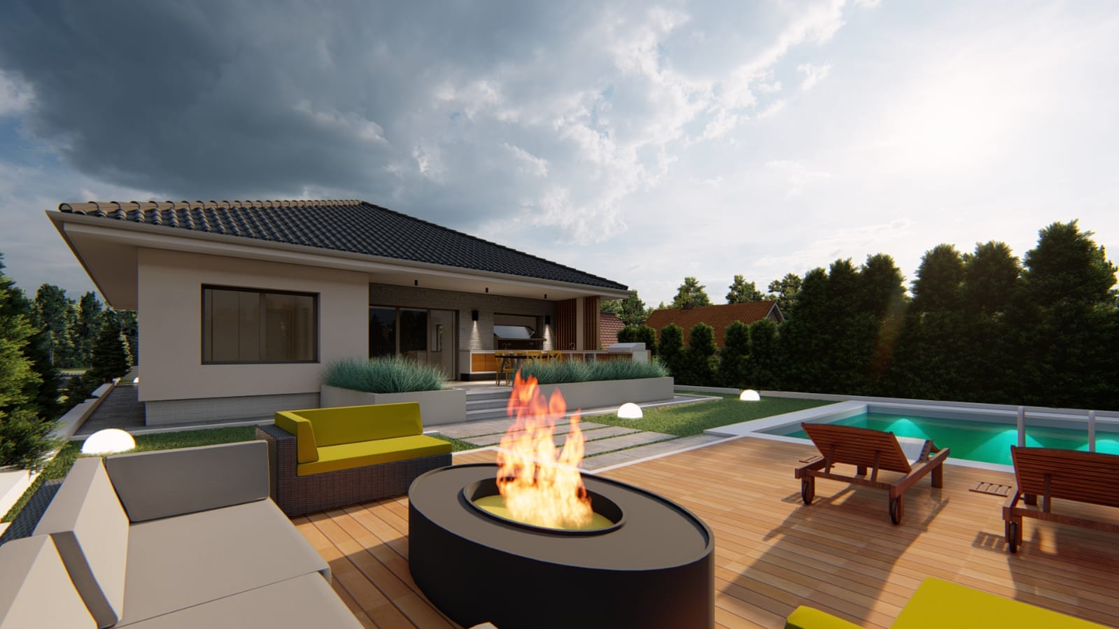 M2P1 – 9 – terasa spate piscina